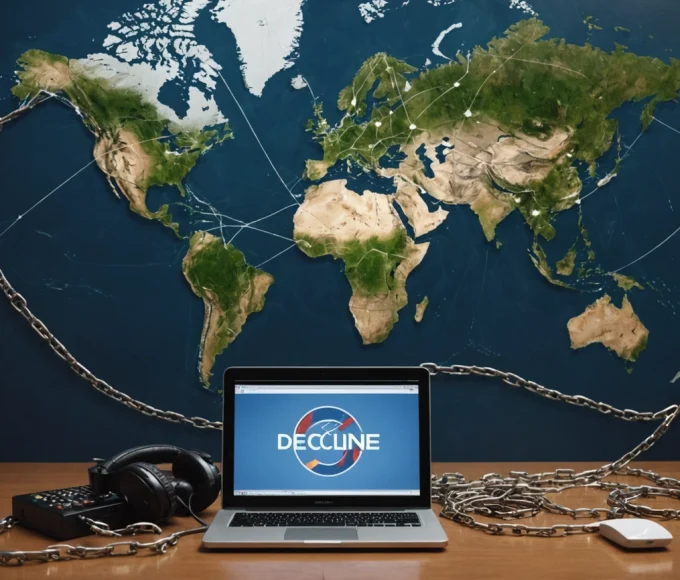 Illustration of a Windows computer executing a malicious nslookup command in the Run dialog, delivering a PowerShell payload via DNS to install ModeloRAT malware.